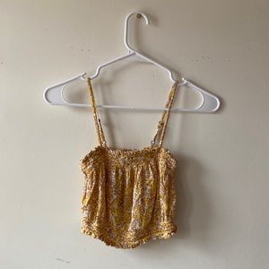 Yellow Crop Top